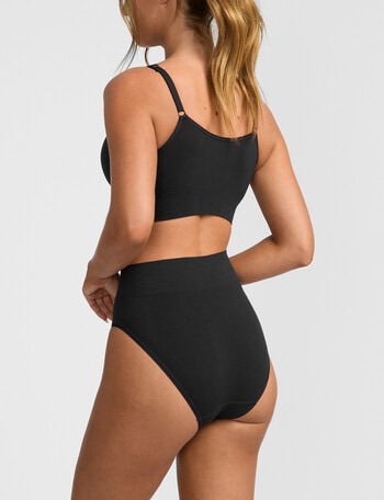 Jockey Skimmies Modal Hi Cut Brief, Black product photo