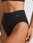Jockey Skimmies Modal Hi Cut Brief, Black product photo View 02 S