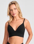 Jockey Skimmies Modal Long Line Bra, Black product photo View 03 S
