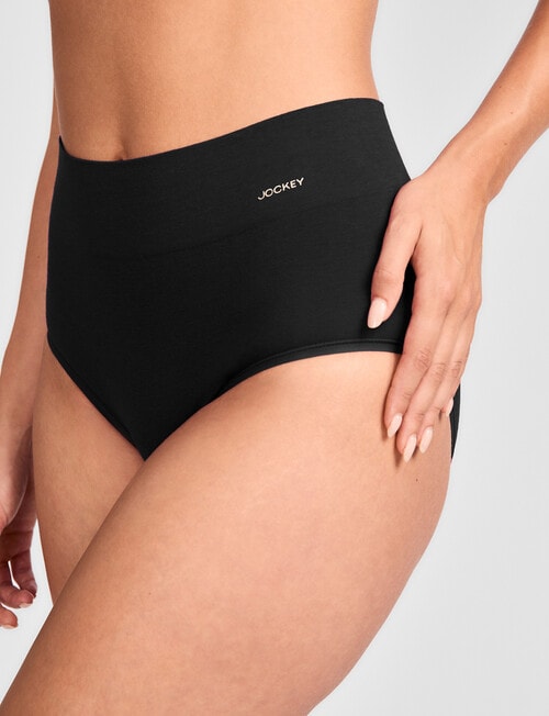 Jockey Skimmies Modal Full Brief, Black product photo View 02 L