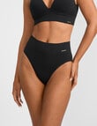 Jockey Skimmies Modal Hi Cut Brief, Black product photo View 03 S