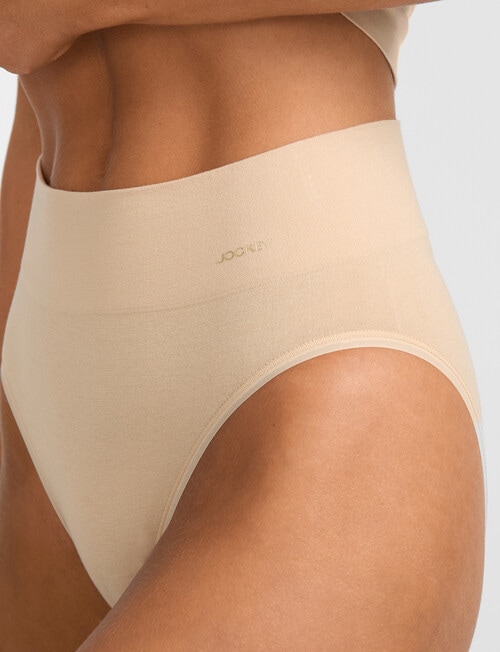 Jockey Skimmies Modal Hi Cut Brief, Nude product photo View 02 L