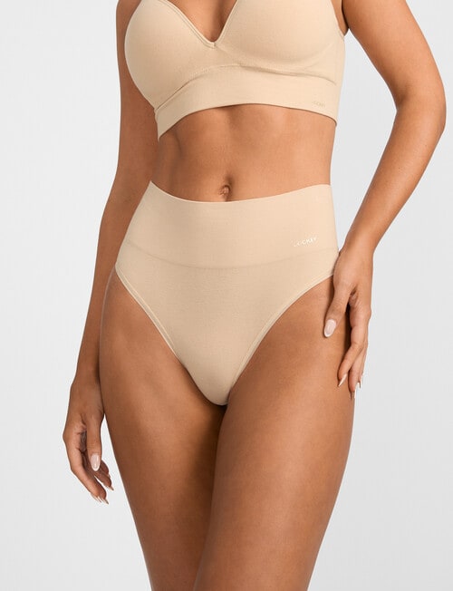 Jockey Skimmies Modal Hi Gee Brief, Nude product photo View 02 L