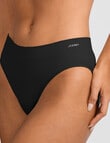 Jockey Skimmies Smooth Hi Cut Brief, Black product photo View 05 S
