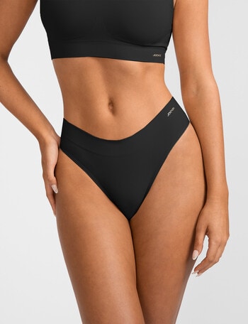 Jockey Skimmies Smooth Gee Brief, Black product photo