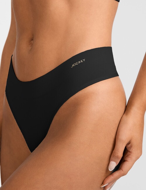 Jockey Skimmies Smooth Gee Brief, Black product photo View 05 L