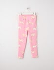 Mac & Ellie Pony Full Length Cosy Fleece Leggings, Blush product photo