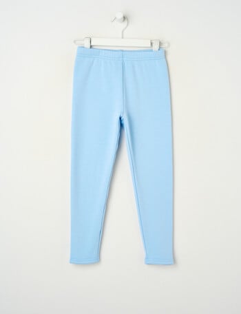 Mac & Ellie Full Length Cosy Fleece Leggings, Periwinkle product photo