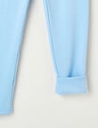 Mac & Ellie Full Length Cosy Fleece Leggings, Periwinkle product photo View 02 S