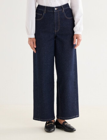 Ella J Wide Leg Jean, Indigo product photo