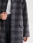 Ella J Coat, Navy Check product photo View 07 S