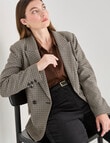 Whistle Houndstooth Blazer, Black Multi product photo