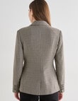 Whistle Houndstooth Blazer, Black Multi product photo View 02 S