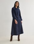Whistle Denim Midi Skirt, Rinse product photo View 03 S