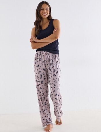 Whistle Sleep Knit Straight Leg Pant, Dusk Print product photo