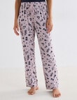 Whistle Sleep Knit Straight Leg Pant, Dusk Print product photo View 02 S