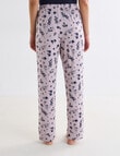 Whistle Sleep Knit Straight Leg Pant, Dusk Print product photo View 03 S