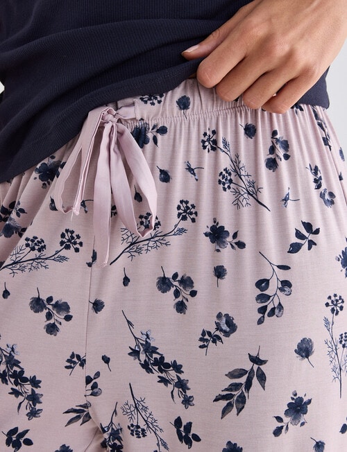 Whistle Sleep Knit Straight Leg Pant, Dusk Print product photo View 04 L