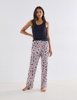 Whistle Sleep Knit Straight Leg Pant, Dusk Print product photo View 05 S