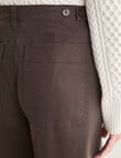 Zest Wide Leg Carpenter Pant, Chocolate product photo View 07 S