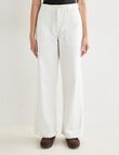 Zest Wide Leg Carpenter Pant, Winter White product photo