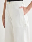 Zest Wide Leg Carpenter Pant, Winter White product photo View 04 S