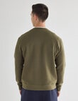 Gasoline Crew Neck Sweater, Khaki product photo View 02 S