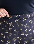 Studio Curve Sleep Ditsy Knit Pant, Graphite product photo View 04 S