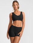 Jockey Skimmies Smooth Short Brief, Black product photo View 03 S