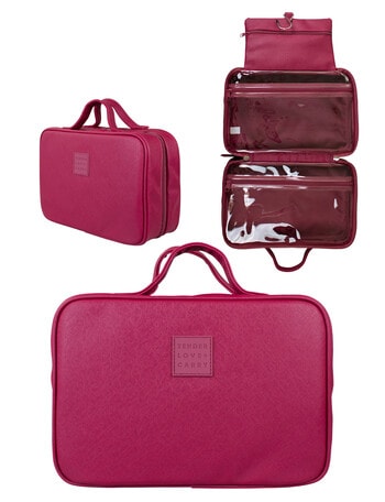 Tender Love + Carry Hanging Washbag, Deep Cherry product photo