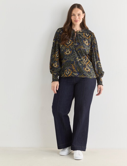 Whistle Pintuck Pocket Jean, Rinse product photo View 13 L