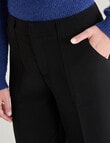 Whistle Straight Leg Pant Twill, Regular Length, Black product photo View 04 S
