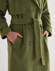 Whistle Trench Coat, Olive product photo View 05 S