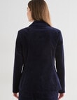 Whistle Cord Blazer, Midnight product photo View 02 S