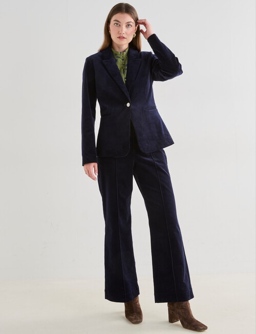 Whistle Cord Blazer, Midnight product photo View 07 L