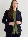 Whistle Cord Blazer, Midnight product photo View 12 S
