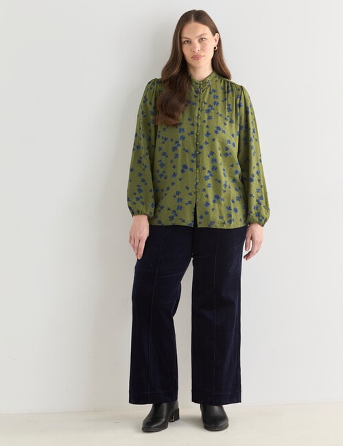 Whistle Cord Flare Pant, Midnight product photo View 13 L