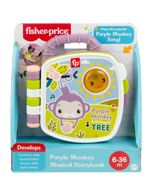Fisher Price Purple Monkey Book product photo