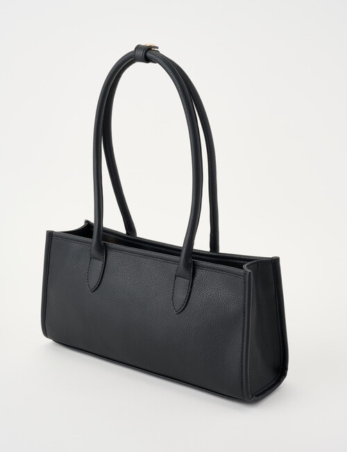 Whistle Long Handle Shopper Bag, Black product photo View 03 L