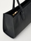 Whistle Long Handle Shopper Bag, Black product photo View 05 S