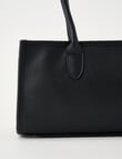 Whistle Long Handle Shopper Bag, Black product photo View 06 S