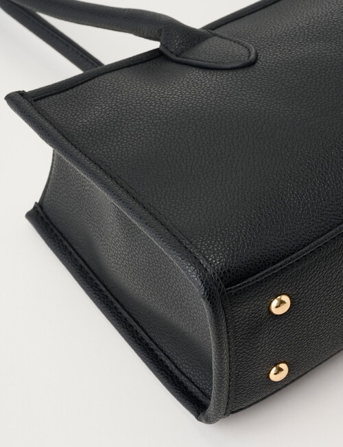 Whistle Long Handle Shopper Bag, Black product photo View 07 L