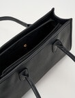 Whistle Long Handle Shopper Bag, Black product photo View 08 S