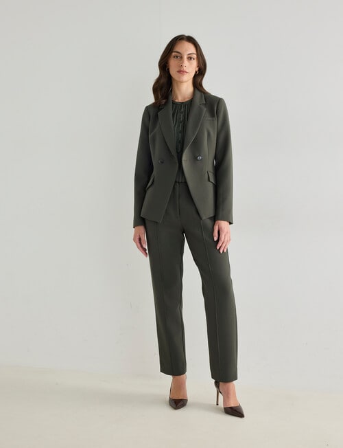 Oliver Black 1-button Jacket, Forest product photo View 03 L