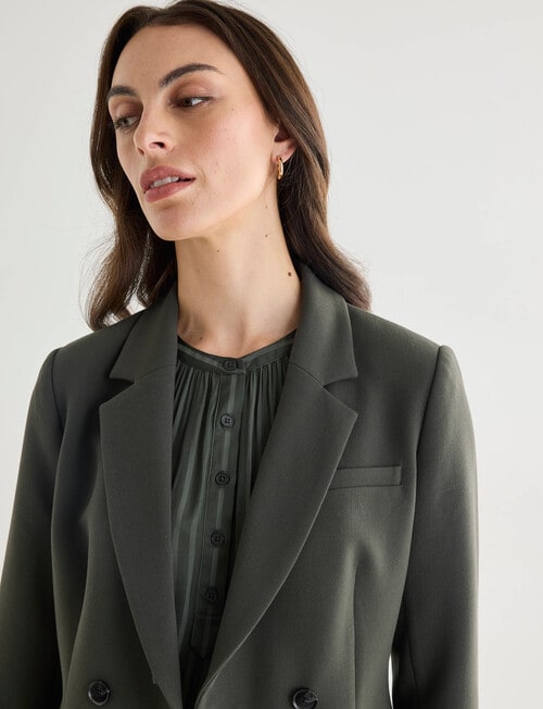 Oliver Black 1-button Jacket, Forest product photo View 04 L