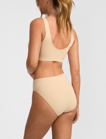 Jockey Skimmies Smooth Hi Cut Brief, Nude product photo