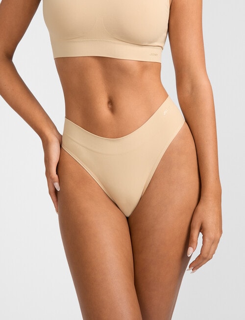 Jockey Skimmies Smooth Gee Brief, Nude product photo View 03 L