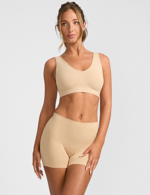 Jockey Skimmies Smooth Short, Nude product photo View 02 L
