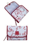 Tender Love + Carry Roll Up, Burgundy Blue Bows product photo