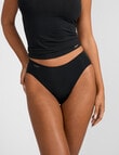 Jockey No Panty Line Promise Smooth Hi Cut Brief, Black product photo